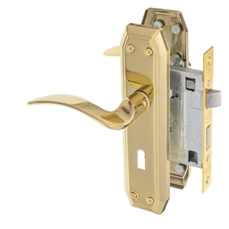 M8L20 - 3 Lever Lockset French 8" -M8L20_A_L_T